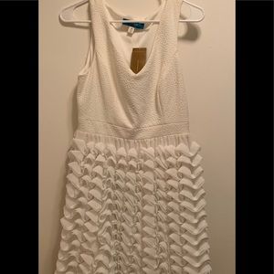 White dress perfect for bridal shower!